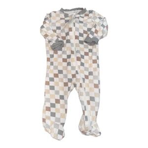 MilkBerry 0-3 Mnths Checkered Kids One Piece